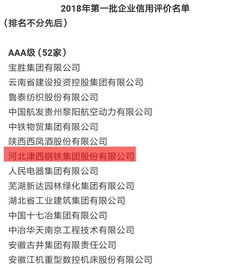 津西集團(tuán)榮獲AAA級(jí)信譽(yù)企業(yè)稱號(hào)，樹立行業(yè)信用標(biāo)桿